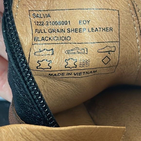 Salvia Edy Full Grain Sheepskin Sandal Size 39/9 - Picture 12 of 15